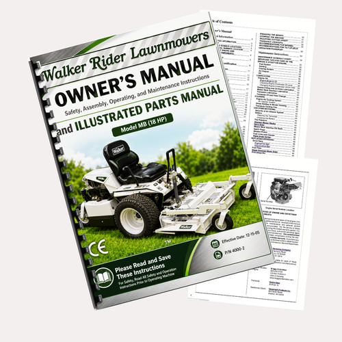 Walker 18hp rider lawn - rider,