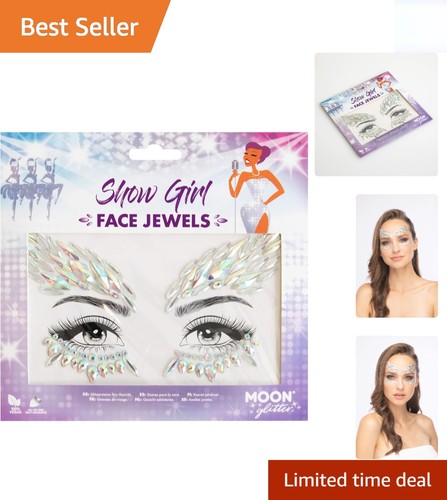 Multicolored show girl face - girl,