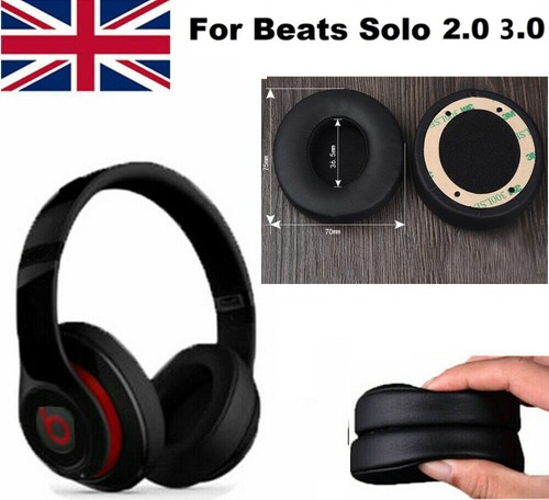 Black replacement ear pads - replacement,