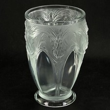 Art Deco Vase Verlys France Flower Vase "Les Chardons" 1934