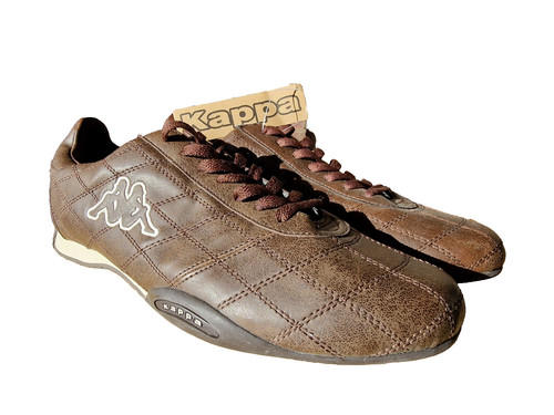 Kappa brown leather trainers - kappa,