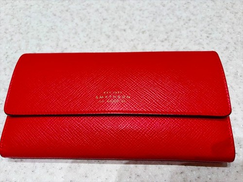 Smythson long wallet - wallet, leather