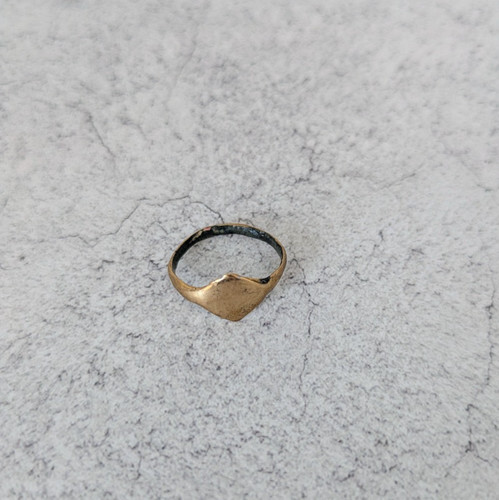 Roman bronze signet - signet, ring