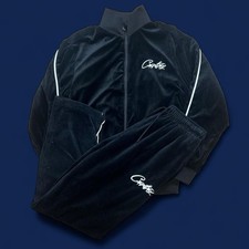 Black Corteiz VVS Velour Full