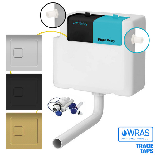 Dual flush concealed toilet - dual,
