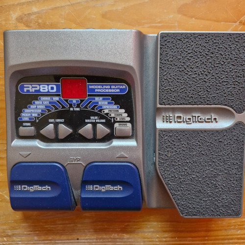 Digitech rp80 effects pedal - effects,