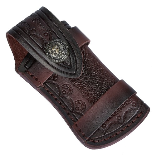 Leather knife sheath - leather,