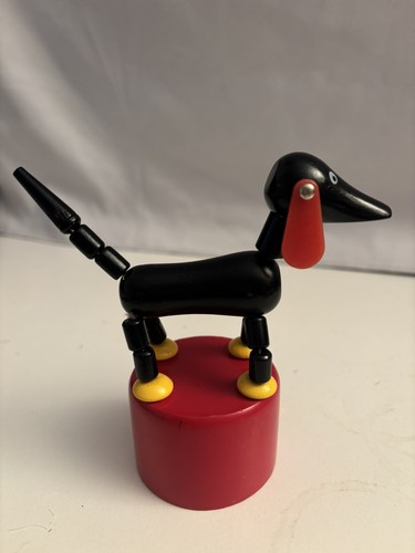 Vintage wooden brio dog - vintage,