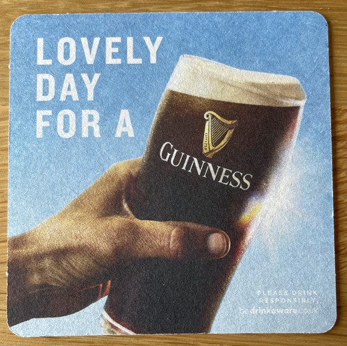 Guinness beer mat