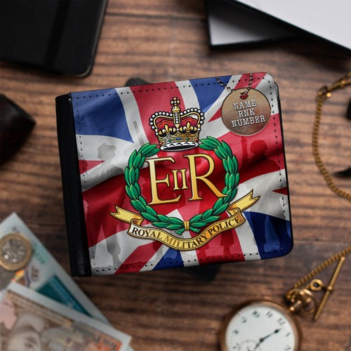 Personalised veteran wallet - personalised,