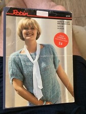 ROBIN LADIES TOP SOFT ‘N’ EASY BRUSHED DK DOUBLE KNITTING PATTERN