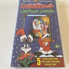 Christmas Cartoon Capers (VHS, 1999) 5 festival frolics tom and jerry bugs bunny