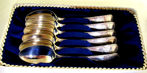Solid silver boxed set - set,