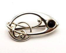 Sterling silver and amethyst