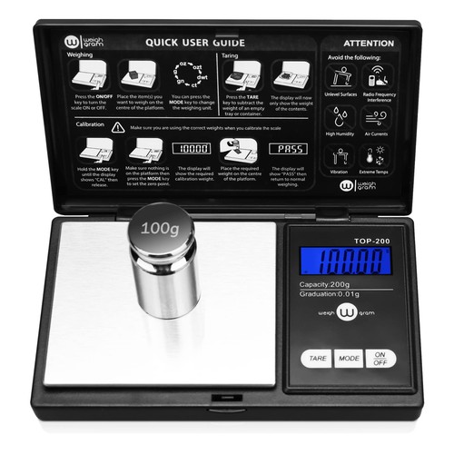Weigh gram 200g digital - gram, pocket