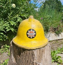 Vintage London Fire Brigade Fireman's Helmet 1984 Medium 57-59
