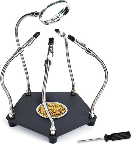 Third hand soldering tool - hand,