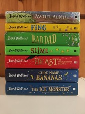 David Walliams 7 Book Hardback Bundle Awful Auntie, Fing, Bad Dad, Slime & More