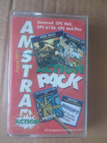 Amstrad action pack cassette - amstrad,