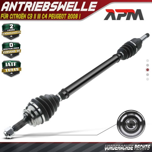 Drive shaft front - front, right