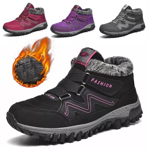 Womens snow ankle boots plush - womens,