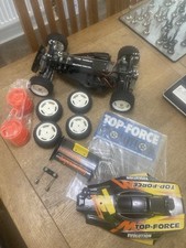 BUILT UNUSED TAMIYA 58107 VINTAGE TOP FORCE EVOLUTION BUGGY 1/10 RC 4WD DF01 NEW