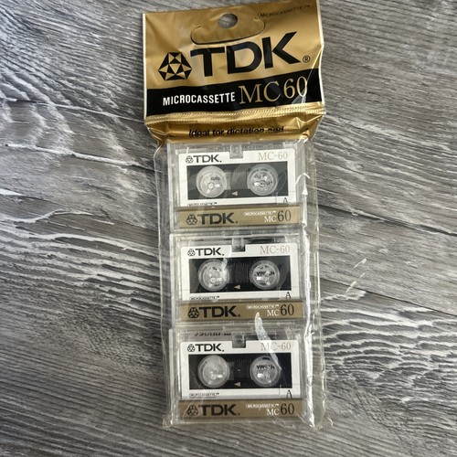 Tdk pack microcassette - pack, 60