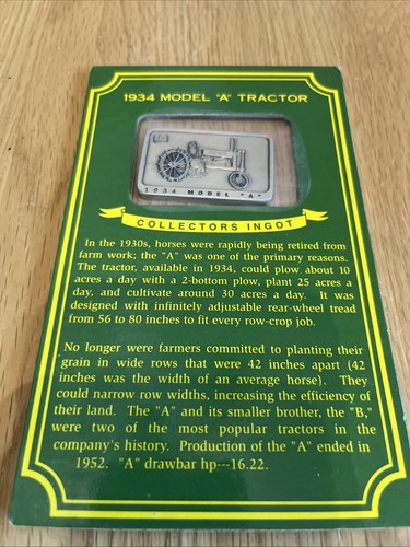 John deere 1934 model pewter - john,