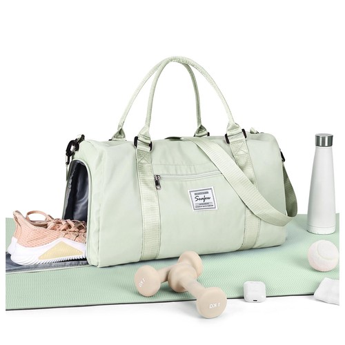 Sports gym bag - mint, shoe