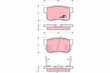 TRW Brake Pads GDB3269 For