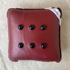 IRIUS Back Electric Massager Lounge Portable Faux leather Red  Square Cushion 