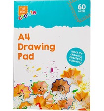 60 Sheets A4 Sketch Drawing Pad White Paper Artist Doodling Book Art Craft  Kids