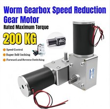 DC 12V/24V Worm Gear Speed