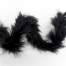 Black Feather Marabou String -