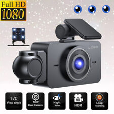 1080P 3 Lens Car Dash Cam