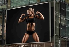 HOT SEXY WOMEN FIT GYM POSTER