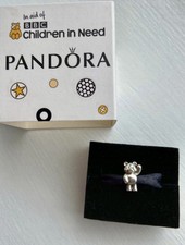 Genuine Pandora Pudsey Bear 2017 Children in Need Charm Limited Edition Retired