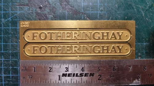 Brass nameplates - brass,