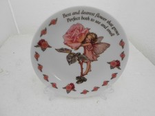 Flower Fairies Collectors Plate 2008 ~ The Rose Fairy ~ 12.5cm