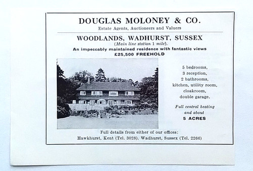 Original advert for - advert,
