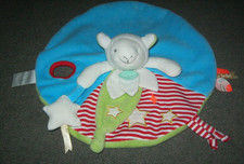 Doudou Et Compagnie Lamb Round Star Blanket Soft Hug Toy.
