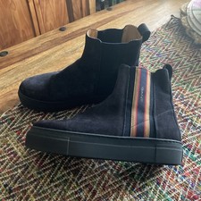 Navy Chelsea Boots