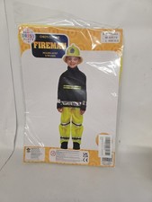 Fireman Fancy Dress Costume