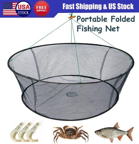 Foldable fishing landing - landing, net