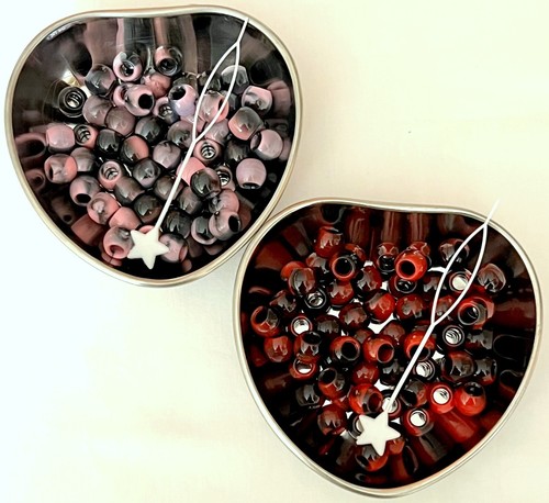 Hair beads round dreadlocks - round,