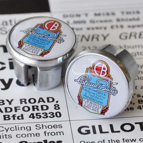 Claud butler handlebar caps - claud,