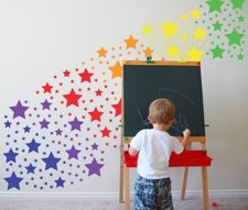 DIY Rainbow Colorful Stars