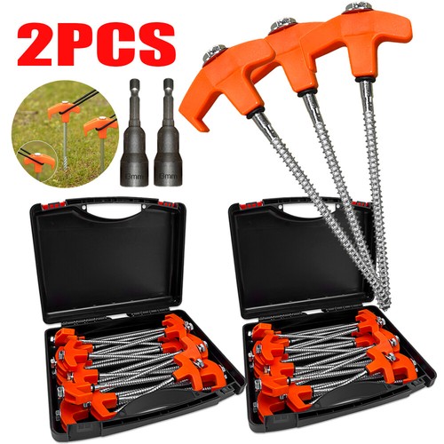 40x tent pegs screw - 40x, in