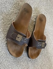 Scholl mens brown sandal size 45 worn once