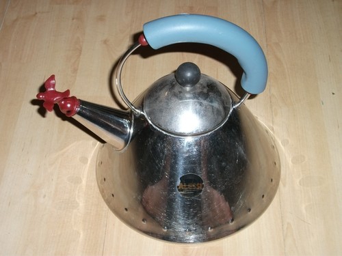 Alessi blue handled bird - blue,